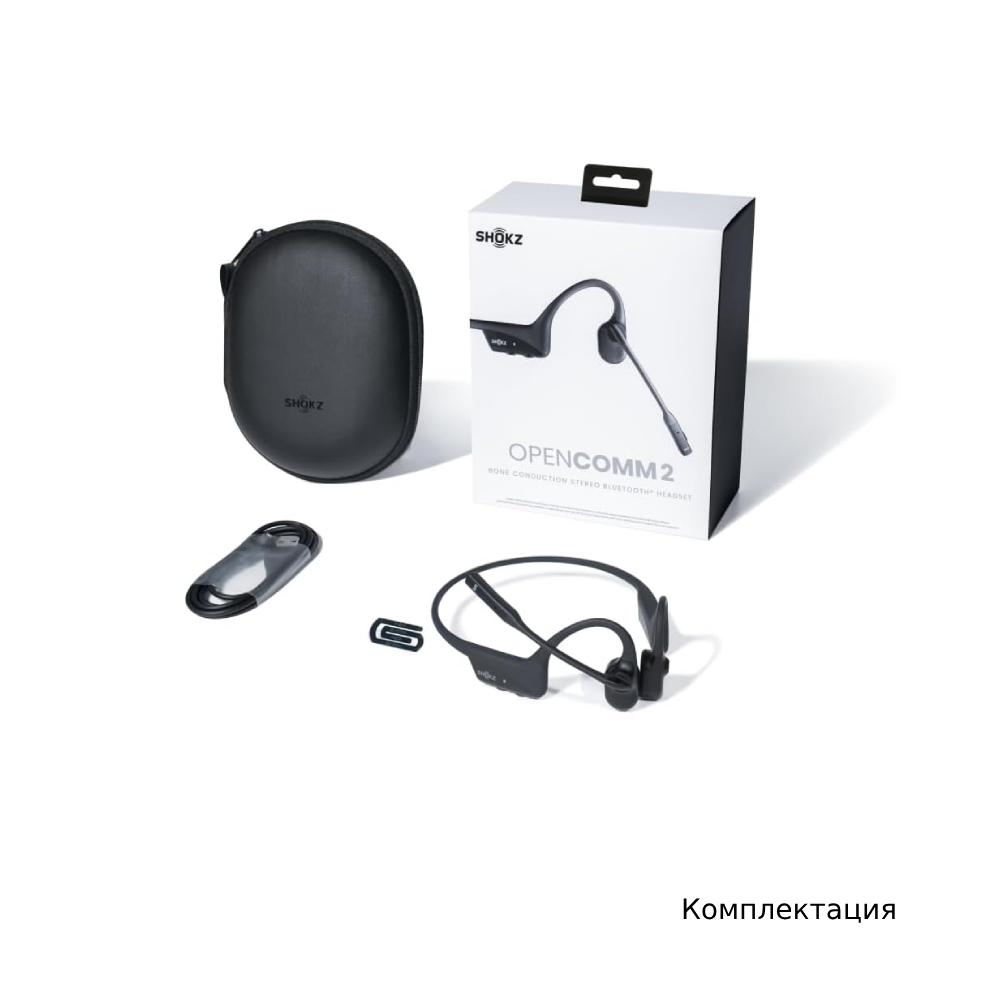 Беспроводные наушники на дужке с костной проводимостью. SHOKZ OpenComm2 ...